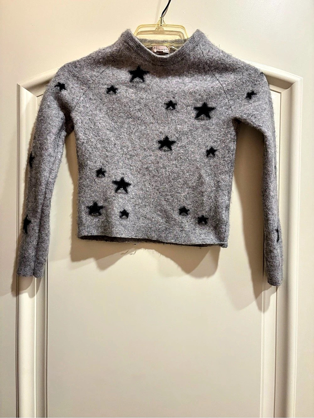 Philosophy Cashmere Star Sweater Size Small Like New